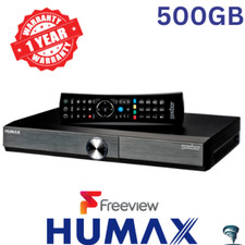 Humax DTR T2000 Freeview Twin Tuner Ariel HD Recorder Receiver PVR HDMI 500GB