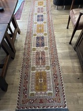 TURKEY  360 cm  Long X 76 CM  Wide Narrow Caucasian hallway kilim runner Rug
