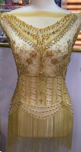 Gold rhinestone appliques - ,