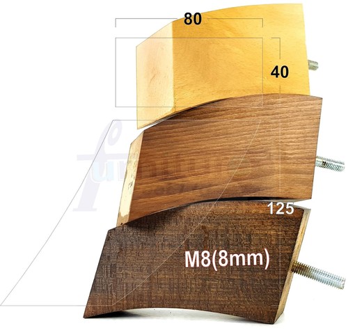 Solid wood curved - solid,