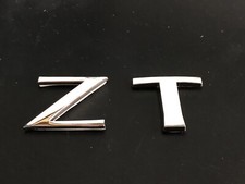 mg ZT rear letter badge chrome with self adhesive backing new