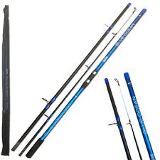 Lidsters Fishing Blue ocean Sea Beach Pier Fishing Rod Blue 12ft 3.6m 3pc Cloth