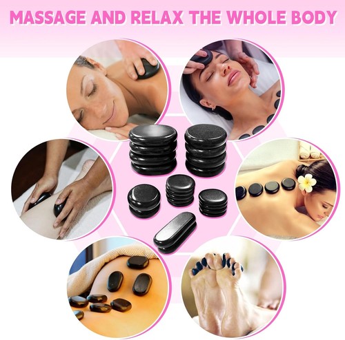 21pcs hot stones - stones, massage