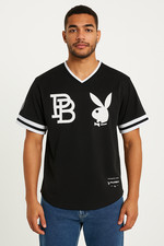 Playboy Mens Black Tux V-Neck