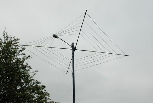 Cobweb antenna 5 band - cobweb, hf