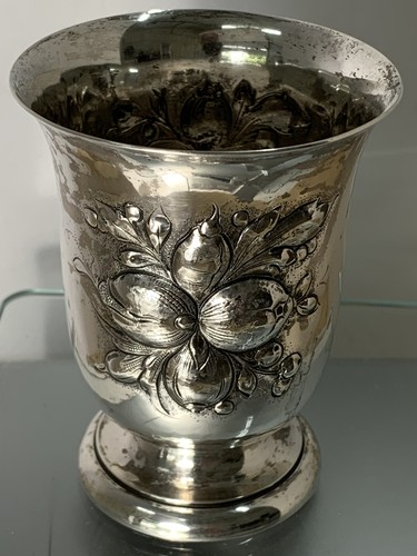 German 800 silver repousse - silver,