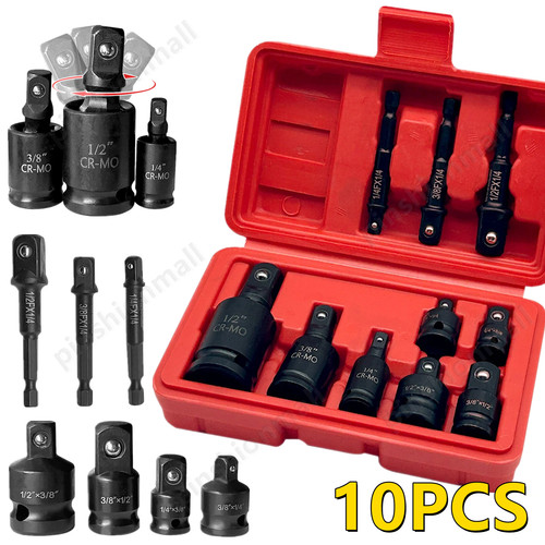 10pcs impact socket - 10pcs, adapter