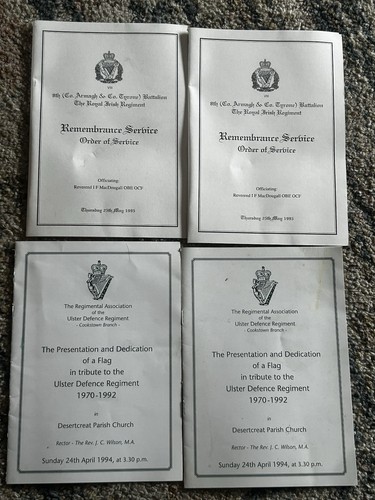 Military ephemera ulster - ephemera,