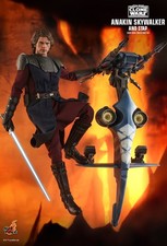 Hot Toys Star Wars Clone Wars Anakin Skywalker and Stap TMS020 1/6 Figure