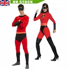 Adult The Incredibles Halloween Cosplay Fancy Dress Costume Party Dress School Q