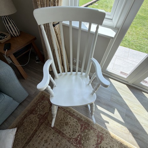 Wooden rocking chair - rocking,
