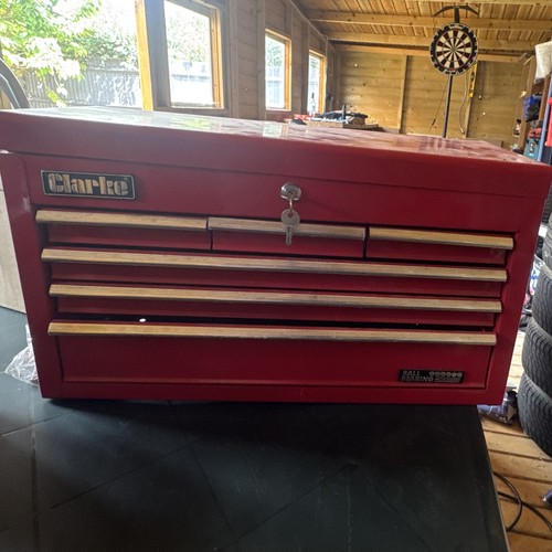 Clarke lockable drawer red - clarke, 6