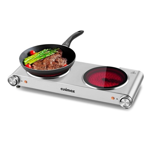 Double ceramic hot plate - double,