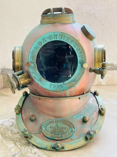 Full diving helmet navy - full,