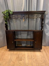 Antique wooden wall shelving