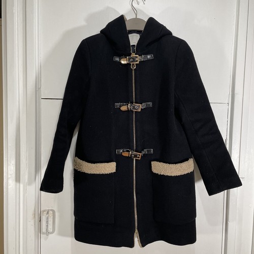 Sandro duffle coat black - duffle,