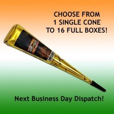 BLACK HENNA CONES TUBES PASTE MEHNDI MEHENDI BRIDAL TEMPORARY TATTOO BODY ART