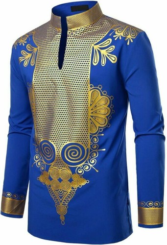 Men african dashiki luxury - men's,