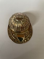 Silver hallmarked jockey cap tea caddy spoon