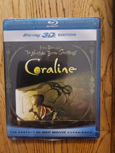 Coraline blu ray - 3d, blu-ray