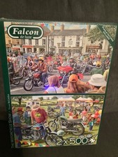 FALCON 2 X 500 PIECE JIGSAW The Motorcycle Show 