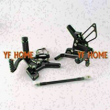 Adjustable Rearset Rear Set Footpegs Footrest For Kawasaki Z750 2004- 2006 UK