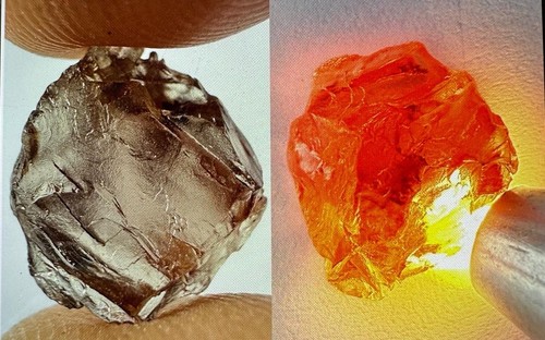 Natural colour change - ct,