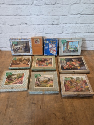 Antique wooden jigsaws - wooden,