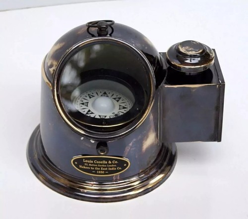 Brass binnacle compass oil - brass,