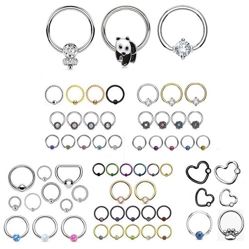 Captive ball ring - -, cartilage