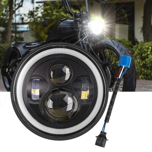 Led round headlight drl - led,