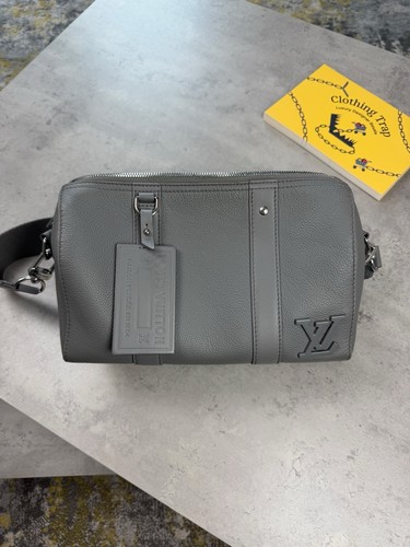 Louis vuitton grey keepall - louis,