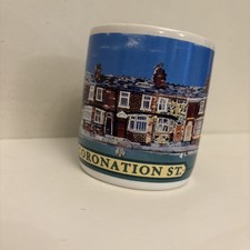 Vintage Soap Coronation Street Coffee Mug Street Scene Musical Sound Theme Tune