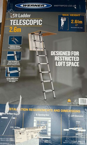 Loft hatch werner aluminium - ,