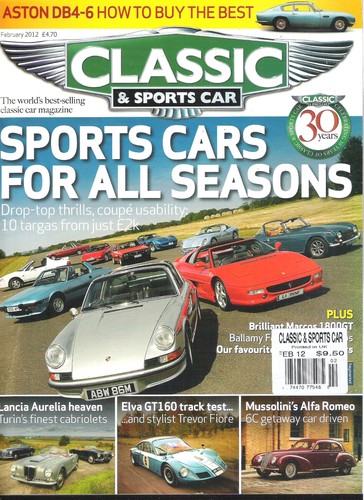 Classic sports cars magazine - &,