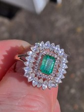ZAMBIAN EMERALD AND WHITE