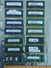14 Various Old Laptop Memory Modules. Up to 4GB.