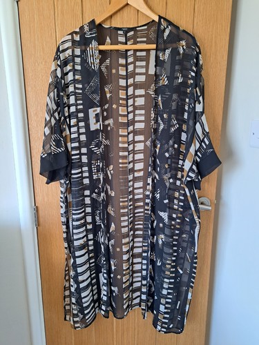 Next black geometric print - next,