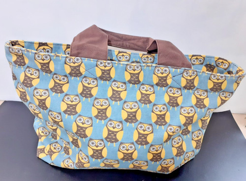 Nicky james owl print tote - tote, bag