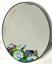 VINTAGE OVAL MIRROR WITH