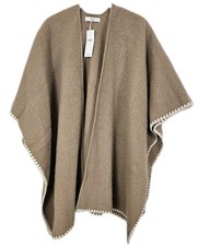 M&S Wrap Camel Shawl Poncho