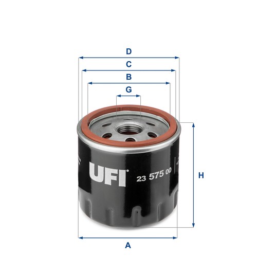 Ufi 575 oil filter for - oil,