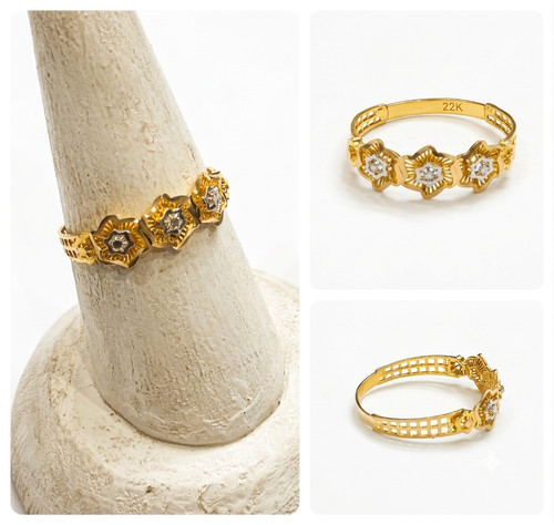 22k beautiful lady - ring, 22