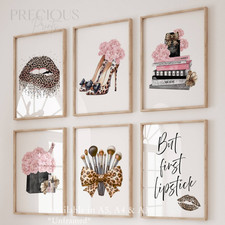 Set of 6 Luxury Fashion Art