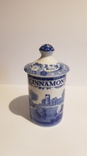 Spode Italian Blue Room Cinnamon  spice Jar