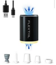 FLEXTAILGEAR Tiny Pump x2, Portable Electric Air Pump with led Rechargeable 
