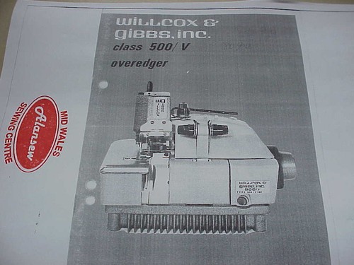 Willcox gibbs 500 series - &,