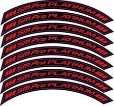 SM Pro Platinum Wheel Sticker