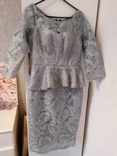 Brand new lace dress, quality nigerian lace, professionally sown, UK size 8