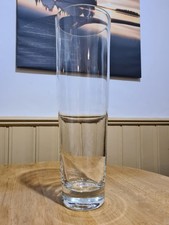 Tall Clear Glass Vase 15 Inch